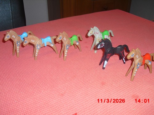 Playmobil indianer pferde - ,