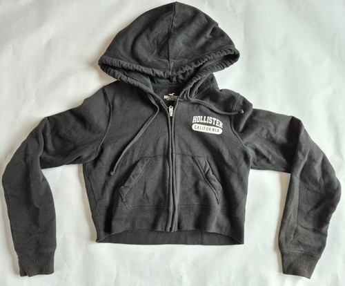 Hollister sweatjacke cropped - hollister,