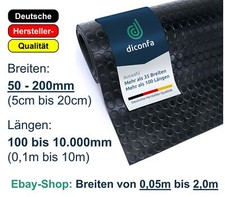 Gummimatte Noppenmatte 3mm - Breite: 0,05m bis 0,2m - Meterware Antirutschmatte