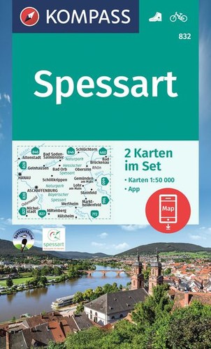 Kompass wanderkarten set 832 - wanderkarten-set,