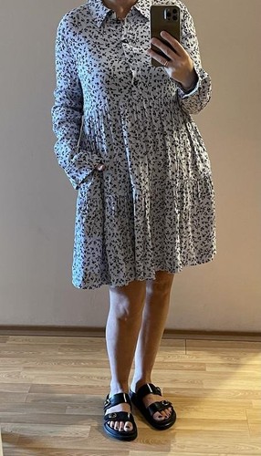 Women ganni dress blue viscose - ganni,