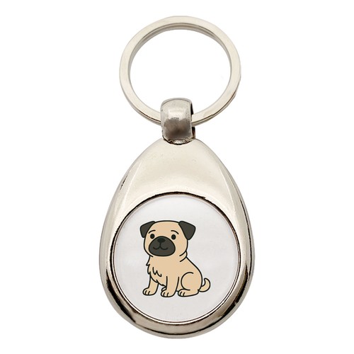 Schlüsselanhänger mops pug - schlüsselanhänger,