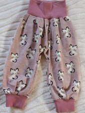 Baby Hose- Pumphose , Neu, Gr 74, 80  KATZE Mädchen, Jersey Baumwolle