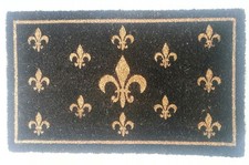Fußmatte Fußabtreter Französische Lilie Landhaus Impressionen Antik Deko 1,5 cm