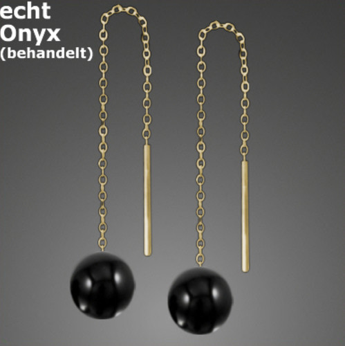 Durchzieher schwarz onyx - schwarz,