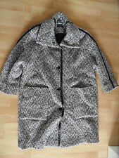 SULU KERSTIN BERNECKER toller Wollmantel EXETER schwarz weiß EG TOP KD1215
