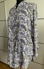 Baumwollbluse  Tunika Zara S Paisley geblümt