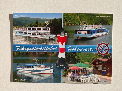 Ansichtskarte hohenwarte - ansichtskarte,