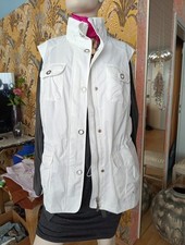 Geniale neue weste Weiß Frank Walder Taschen perfekt sauber 44 L NP:89€