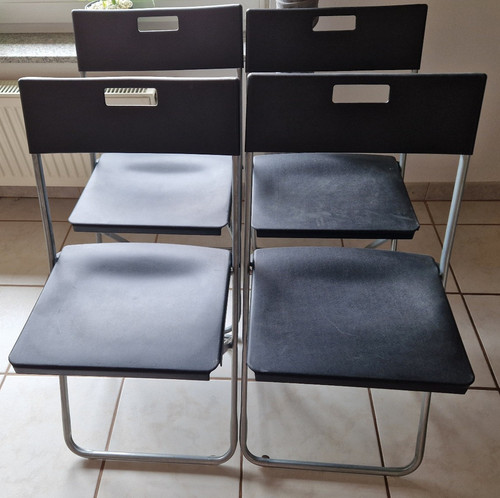 Ikea gunde 4x klappstühle - gunde,
