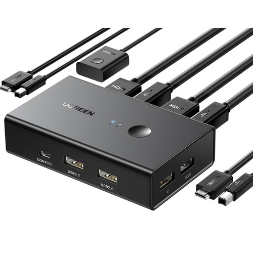 Hdmi kvm switch 1 monitor - switch, 2
