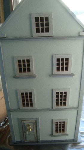Puppenhaus holz mit - ,