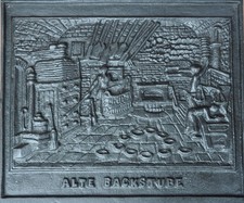 Kaminplatte-Ofenplatte aus