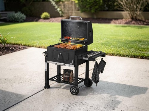 Holzkohlegrill bbq - holzkohlegrill,