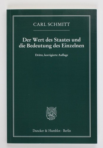 Der wert des staates - des, und