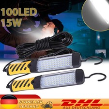2x KFZ Arbeitsleuchte LED Stablampe Werkstattlampe Handlampe mit Magnet DHL.