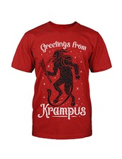 Greetings from Krampus T- Shirt Weihnachten Geschenk Horror X-Mas Christmas Fun