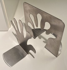 Buchstützen set hand - set,