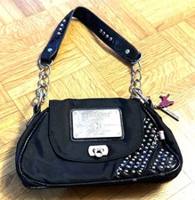 Handtasche Poodlebag Rockabilly Rock Gothic Ketten Nieten Schwarz