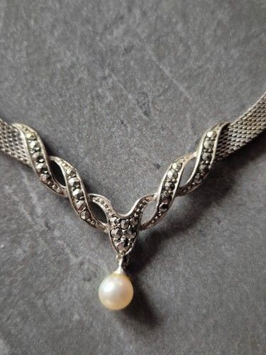 Vintage 835 silber collier - collier, mit