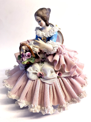 Porzellan figur tüll dresdner - tüll,