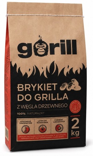 Grillbriketts 2kg holzkohle - 2kg,