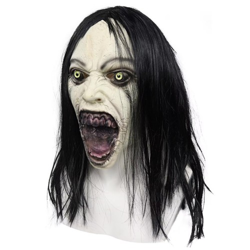 Horror crying woman mask with - crying,