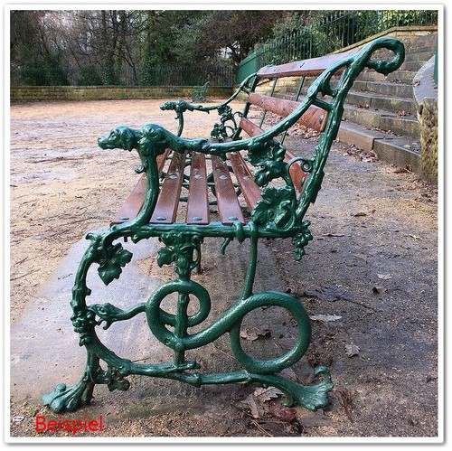 Gartenbank gusseisen - gartenbank,