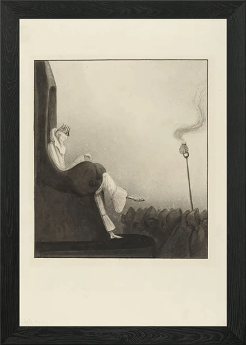 Alfred kubin gerahmtes - kubin,