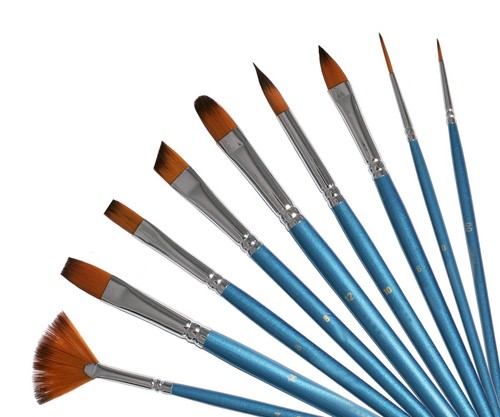 Künstler pinsel 9 teiliges - pinsel, 9-teiliges