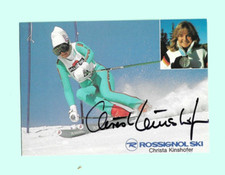 Christa Kinshofer GER SkiAlpine 2xSilber Olympia 80/88 AK 10x15 orig Autogramm