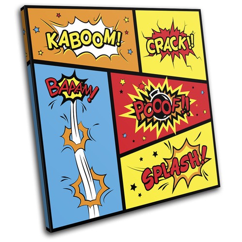 Comic book typography vintage - comic,