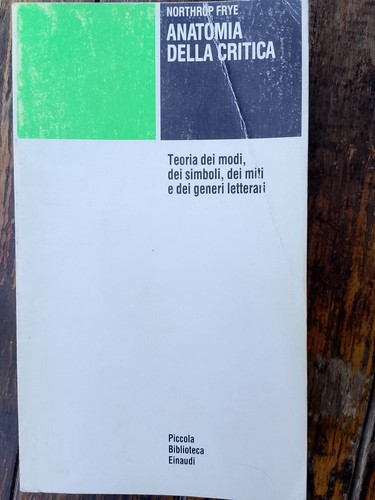 Northrop frye anatomie der - frye,