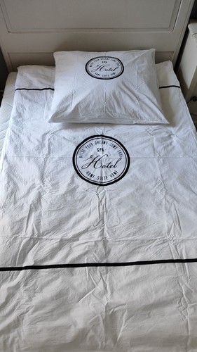 2tlg baumwoll bettwäsche - h&m,