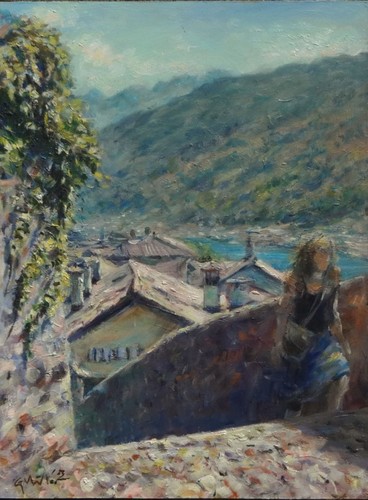Gerry miller oil painting - gerry, miller-oil