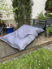 Lumaland XXL Sitzsack, anthrazit 180x120cm 