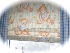 Designers Guild ♛ Vorhang Raffrollo Faltrollo Rollo Kinderzimmer Bär 90x126cm
