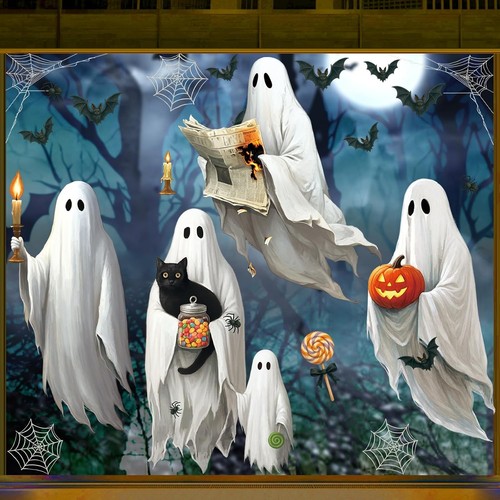 Halloween fensterbilder deko - halloween,
