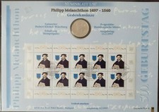 Numisblatt Philipp Melanchthon