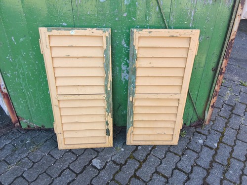 Paar fensterladen holz - paar,