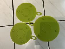 Xavax 3 Topf-Untersetzer Silikon Saugnapf Rutschfest Matte Unterlage