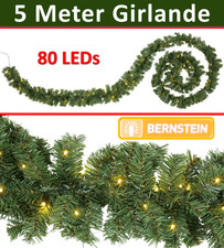 5m Weihnachtsgirlande 80LED