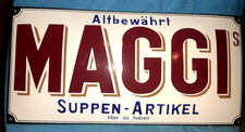 Emailschild Maggi  49 cm * 24