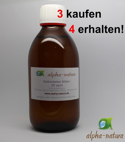 5x250ml kolloidales silber - 5x250ml,
