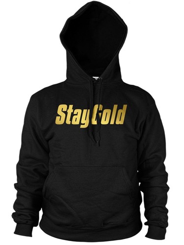 Stay gold hipster swag hoody - gold,