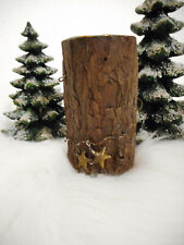 Teelichthalter ★Baumstamm-Optik★ Teelichtglas Windlicht Kerzenständer Weihnacht