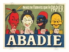 Werbung papier abadie - abadie, rf0354