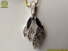 585er Weißgold Anhänger mit