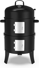 16" Charcoal Smoker, 3 in 1