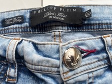 Philipp Plein 🍎🍎🍎 Jeans Jeggins fast NEU nur 2 x getragen hellblau 26